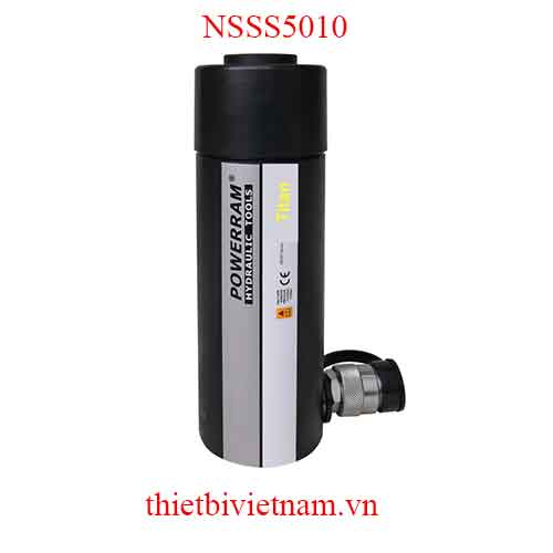 Xylanh thủy lực 1 chiều 50 tấn, hồi về bằng lò xo hãng Powerram NSSS5010
